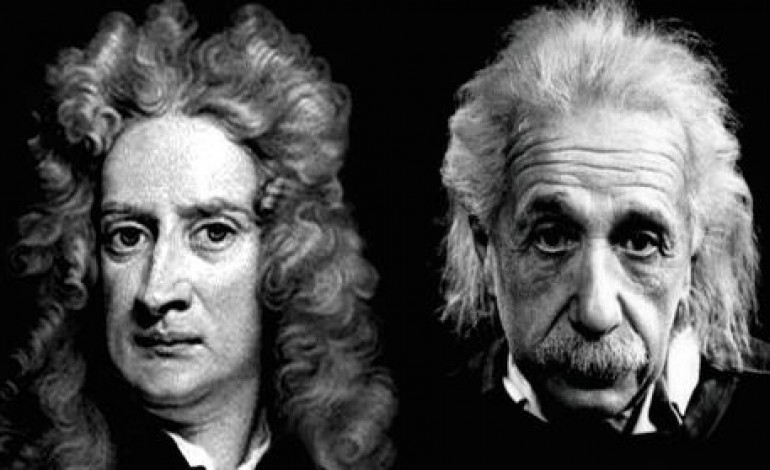 Newton, Einstein