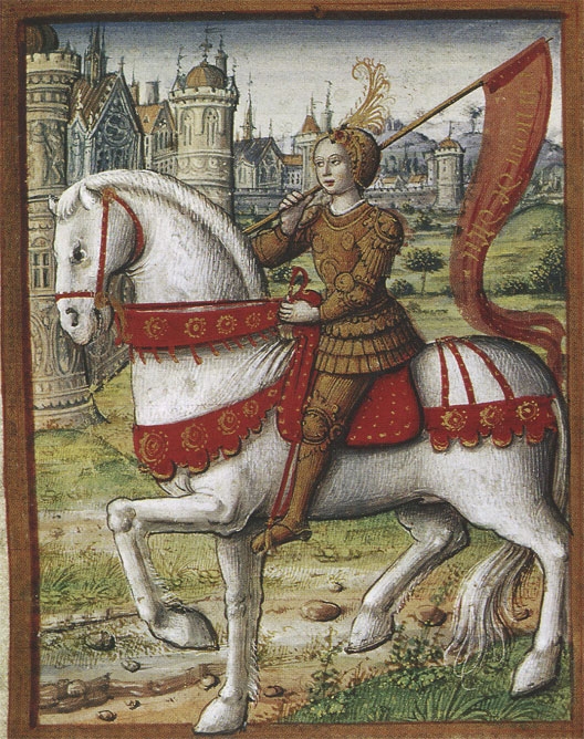 Jeanne d'ARC à cheval